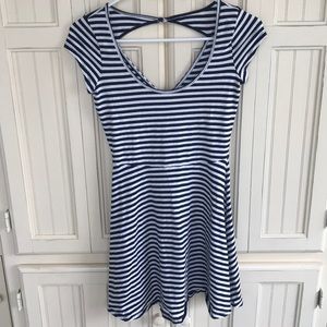 American Eagle Striped Skater Dress, Size XS